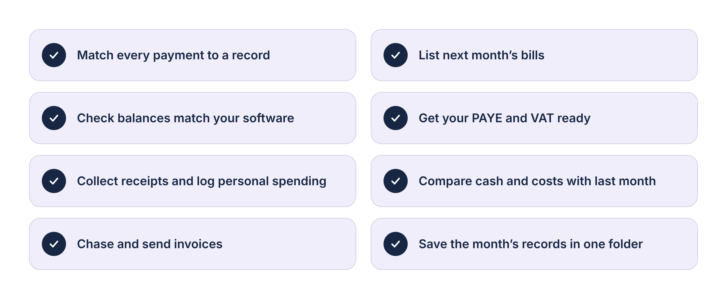 8 things to check at every month end close